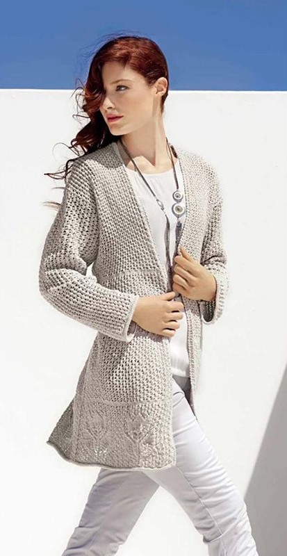 knitted cardigan