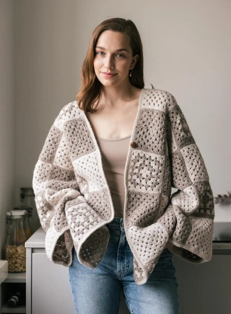 knitted cardigan