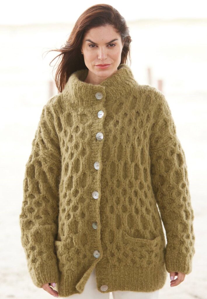 knitted cardigan