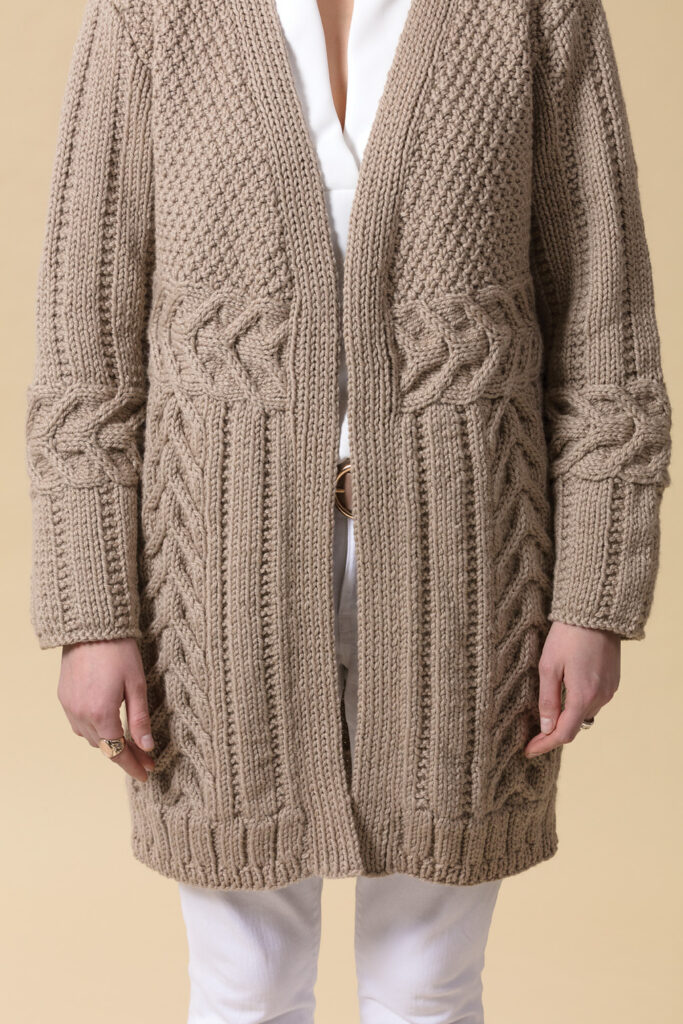 knitted cardigan