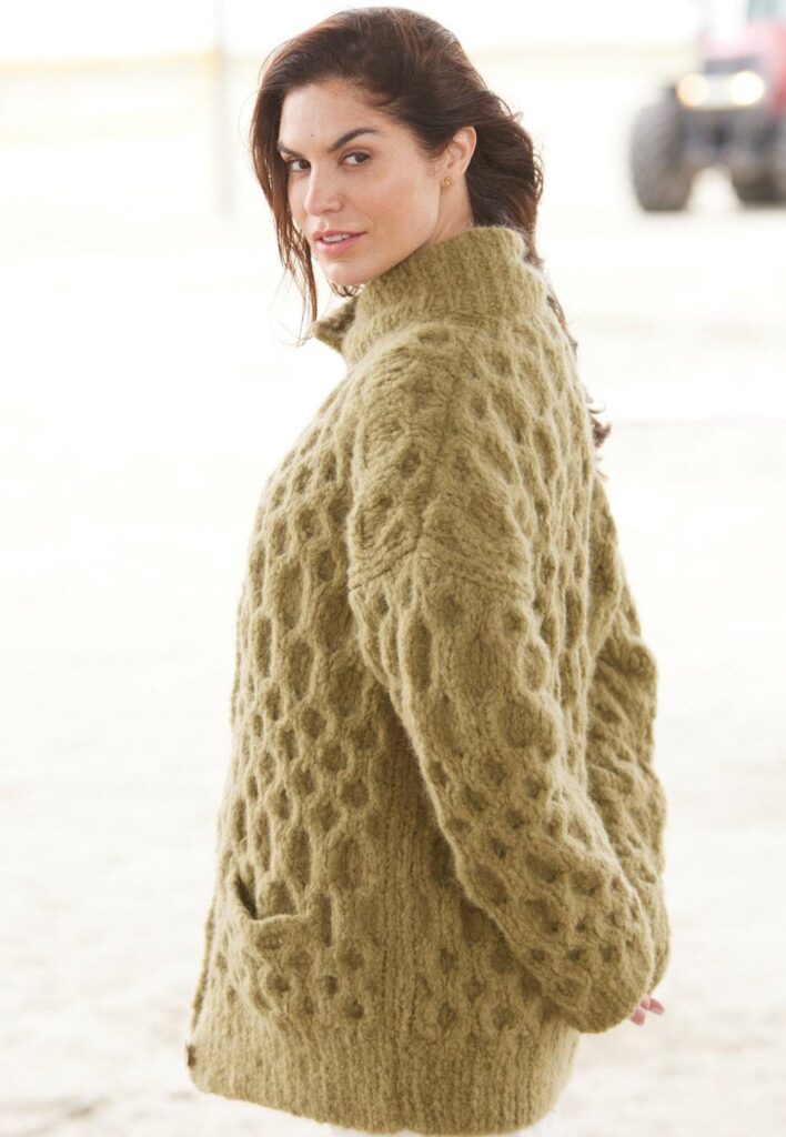 knitted cardigan