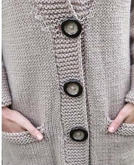 knitted coat