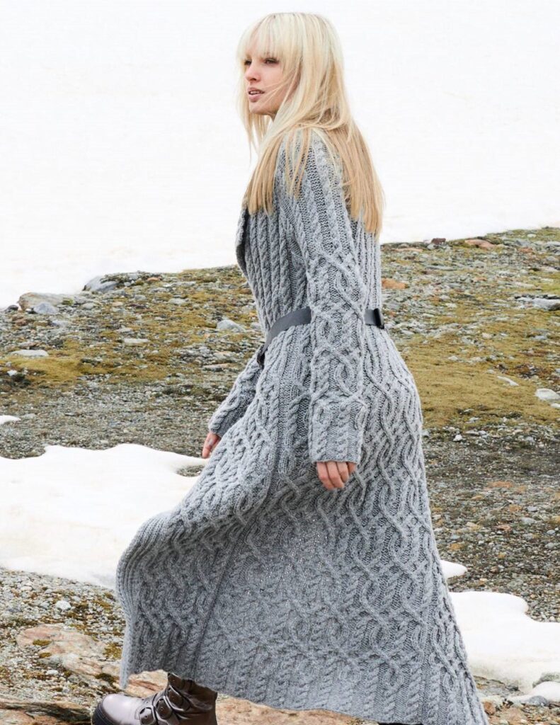 knitted coat