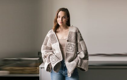 knitted cardigan