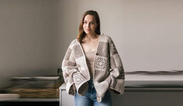 knitted cardigan