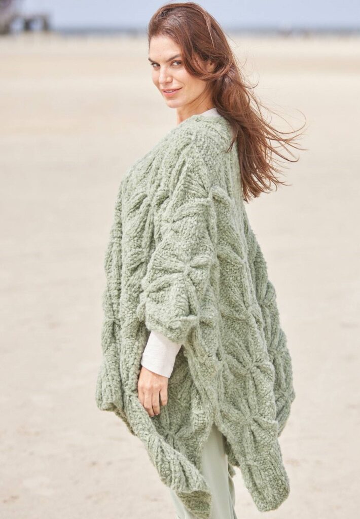 knitted poncho