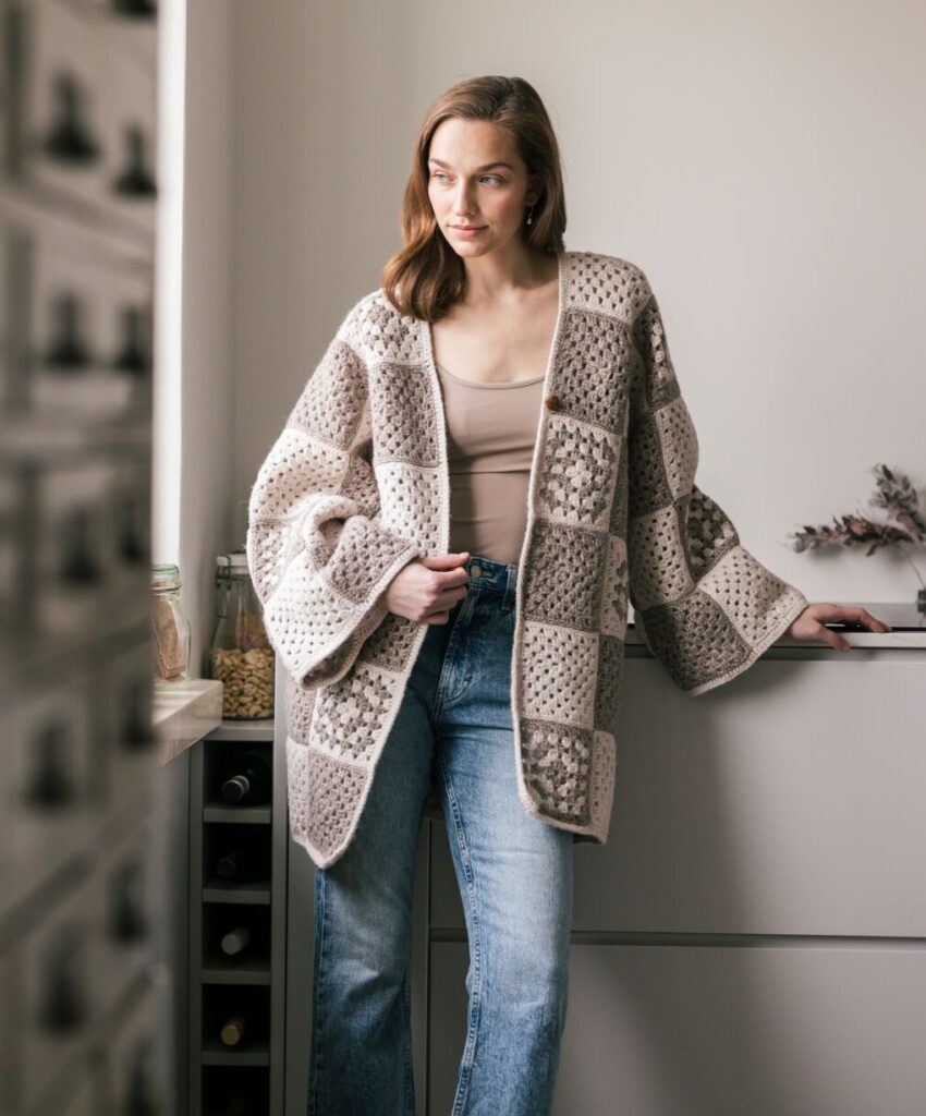 knitted cardigan