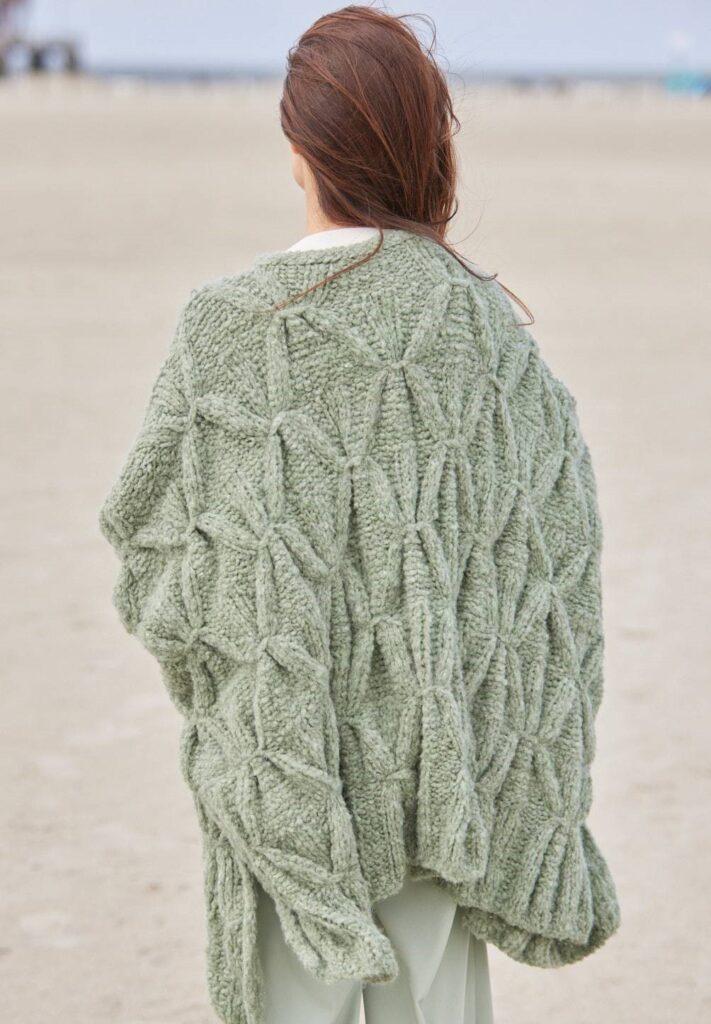 knitted poncho