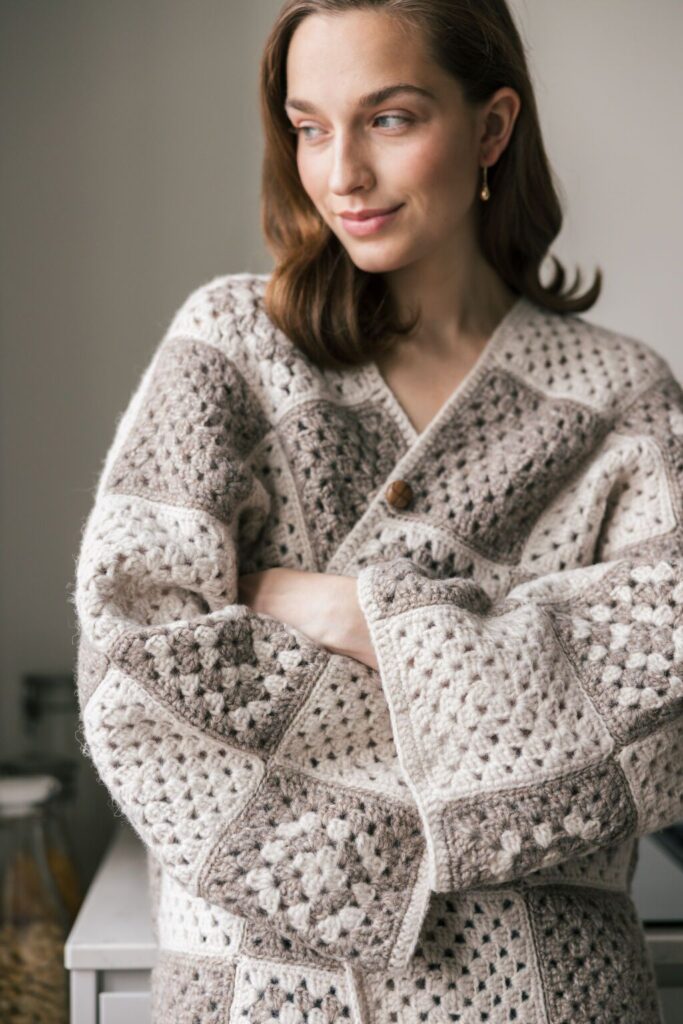 knitted cardigan