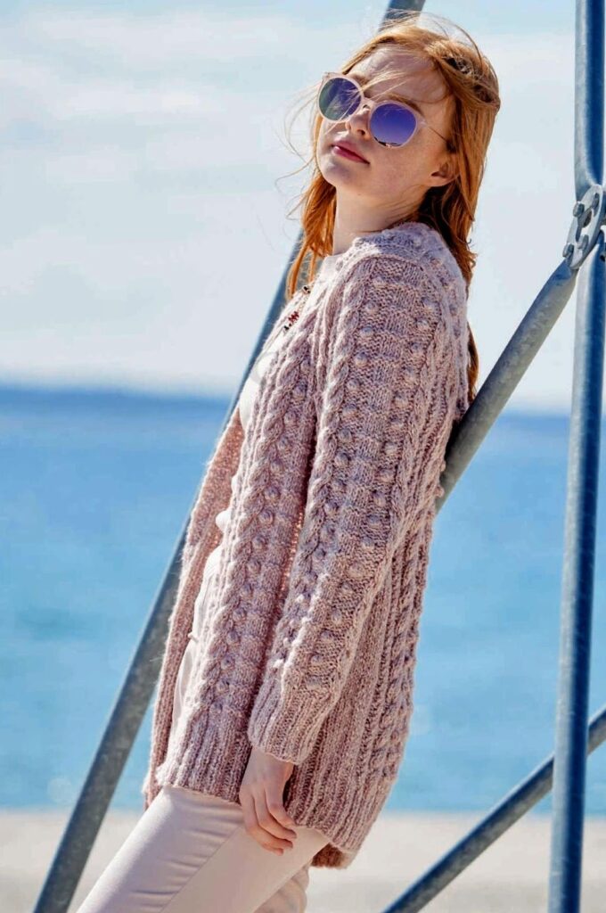 knitted cardigan