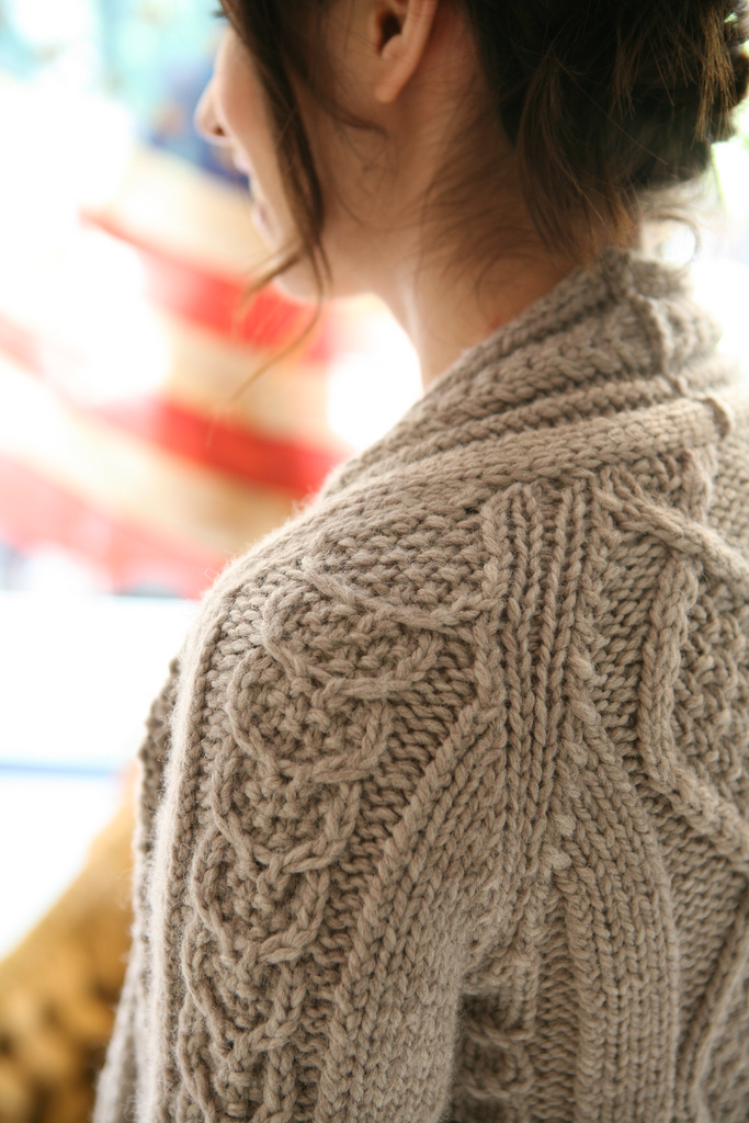 knitted cardigan