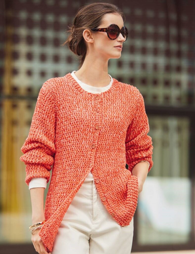 knitted cardigan