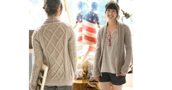 knitted cardigan