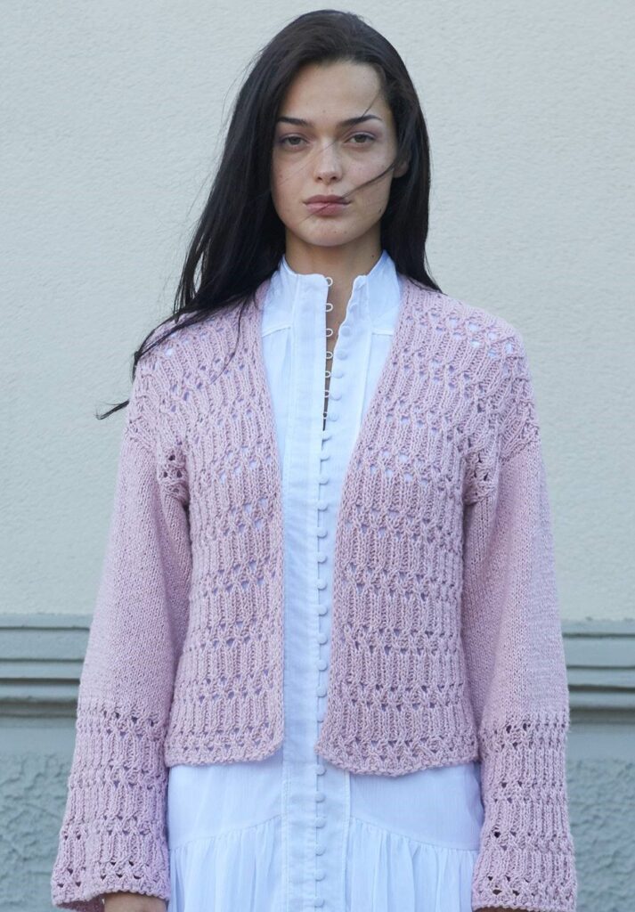 knitted cardigan