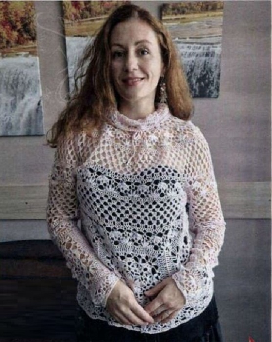вязаный пуловер