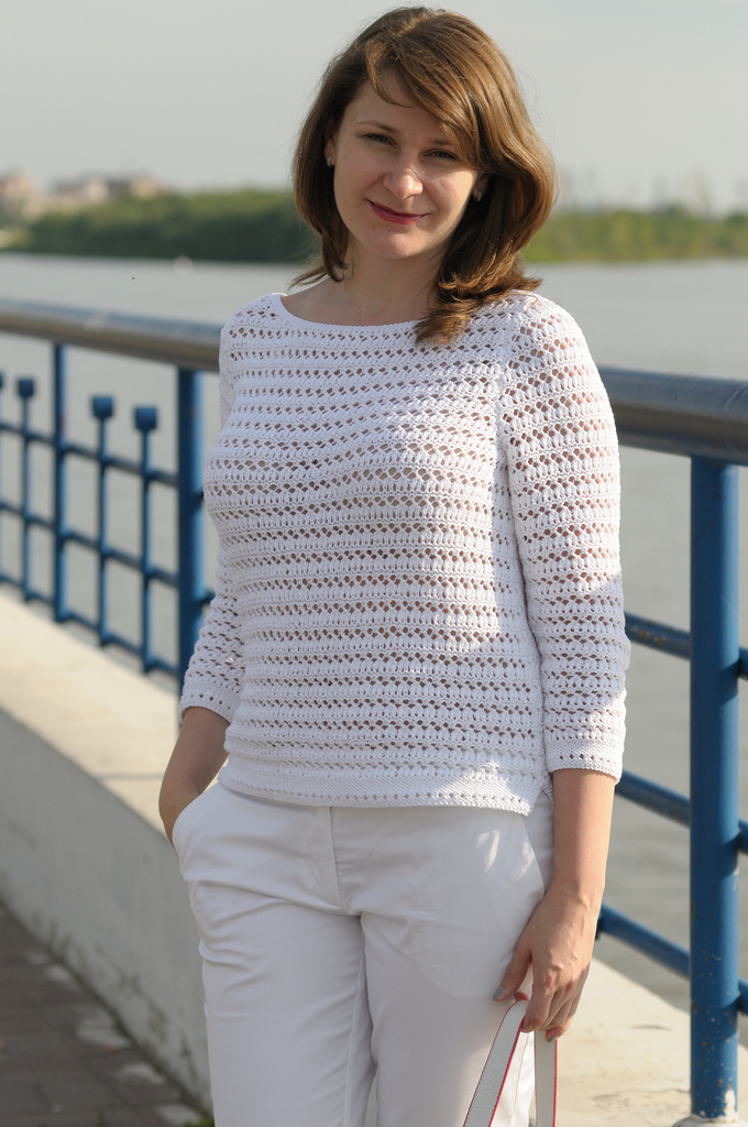 вязаный пуловер