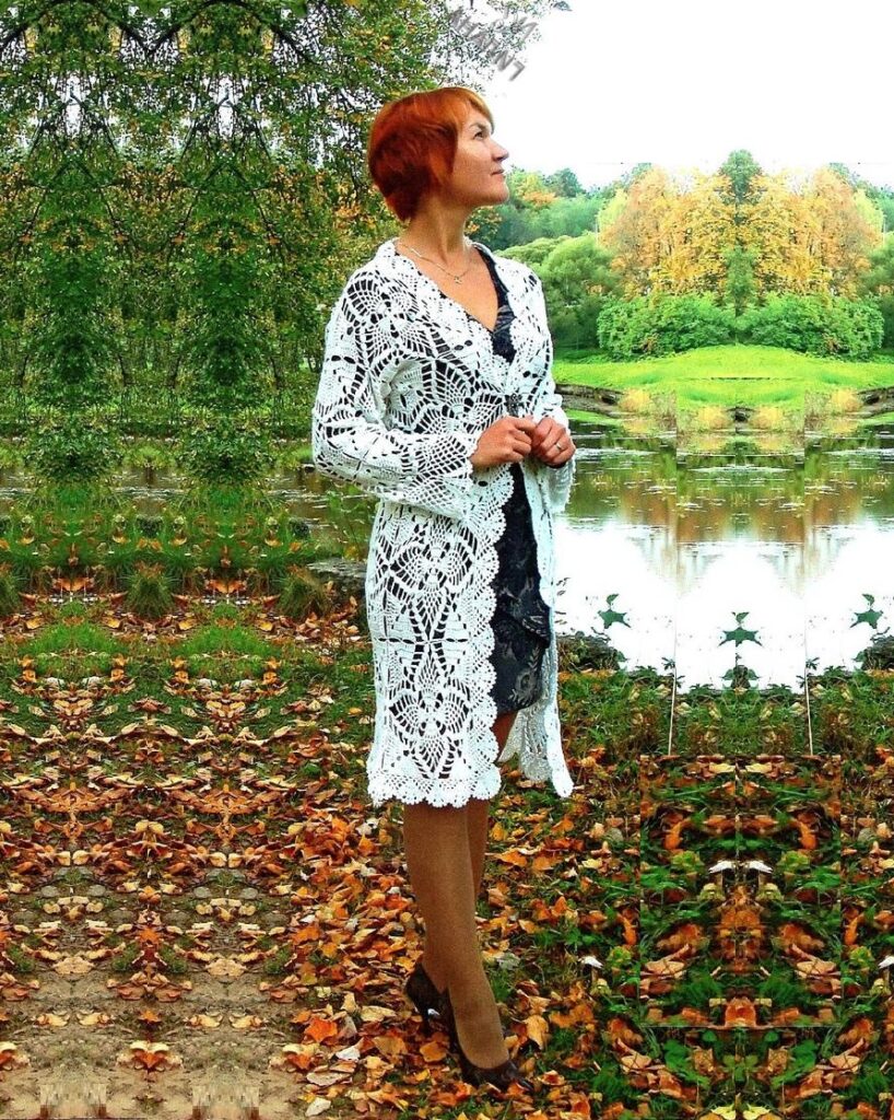 вязаный кардиган