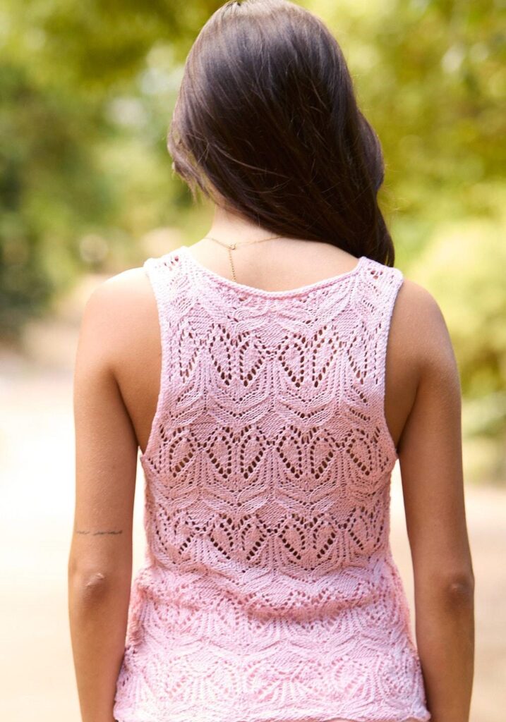 Ажурный топ с V-образной горловиной - Lilia Vignan