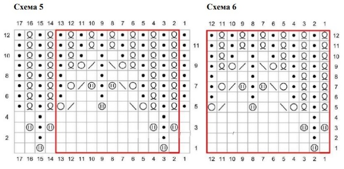 схема вязания спицами
