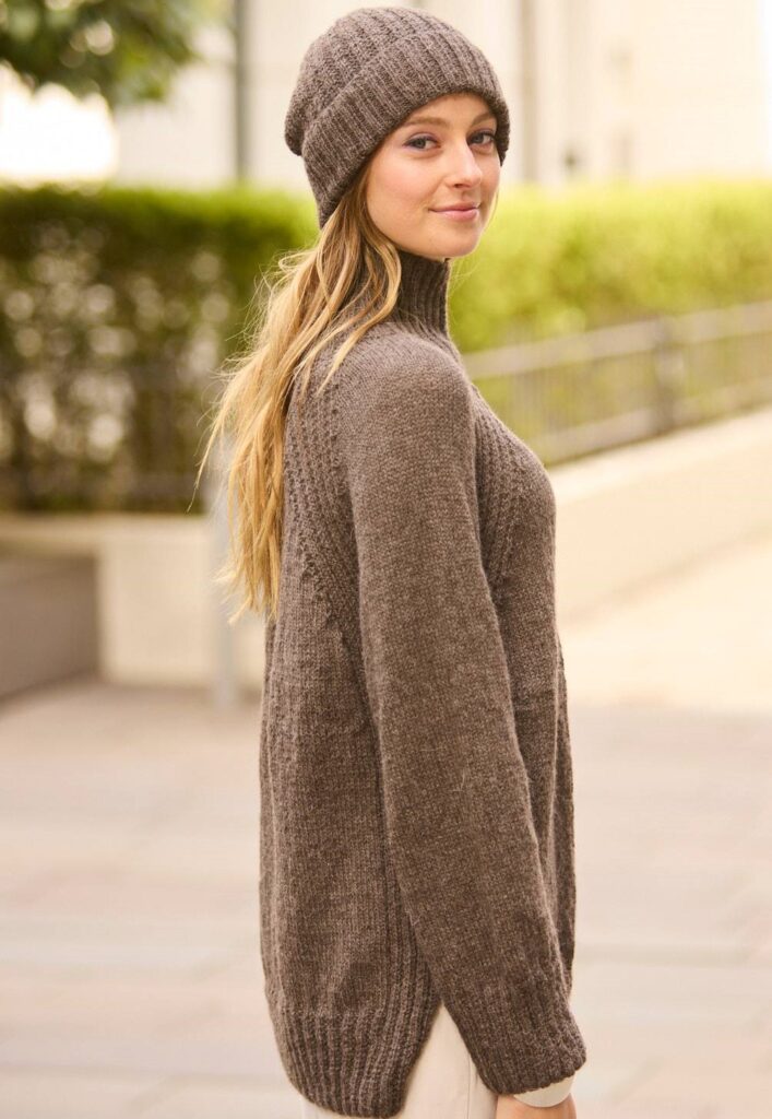 вязаный пуловер