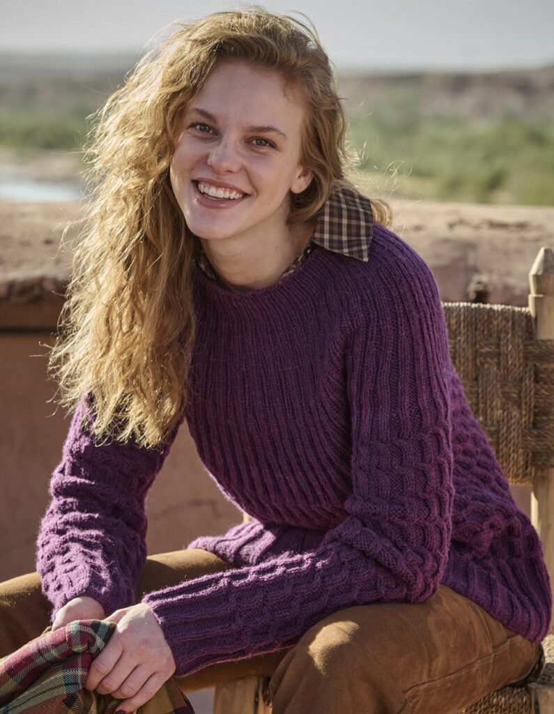 вязаный пуловер