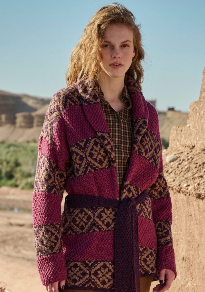 вязаный кардиган