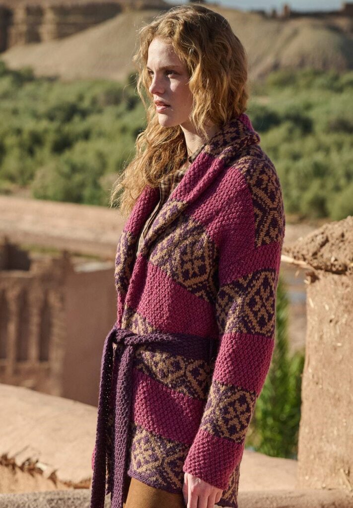 вязаный кардиган