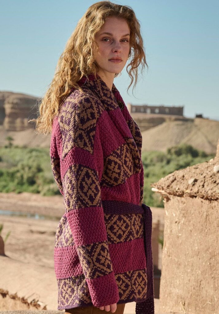 вязаный кардиган