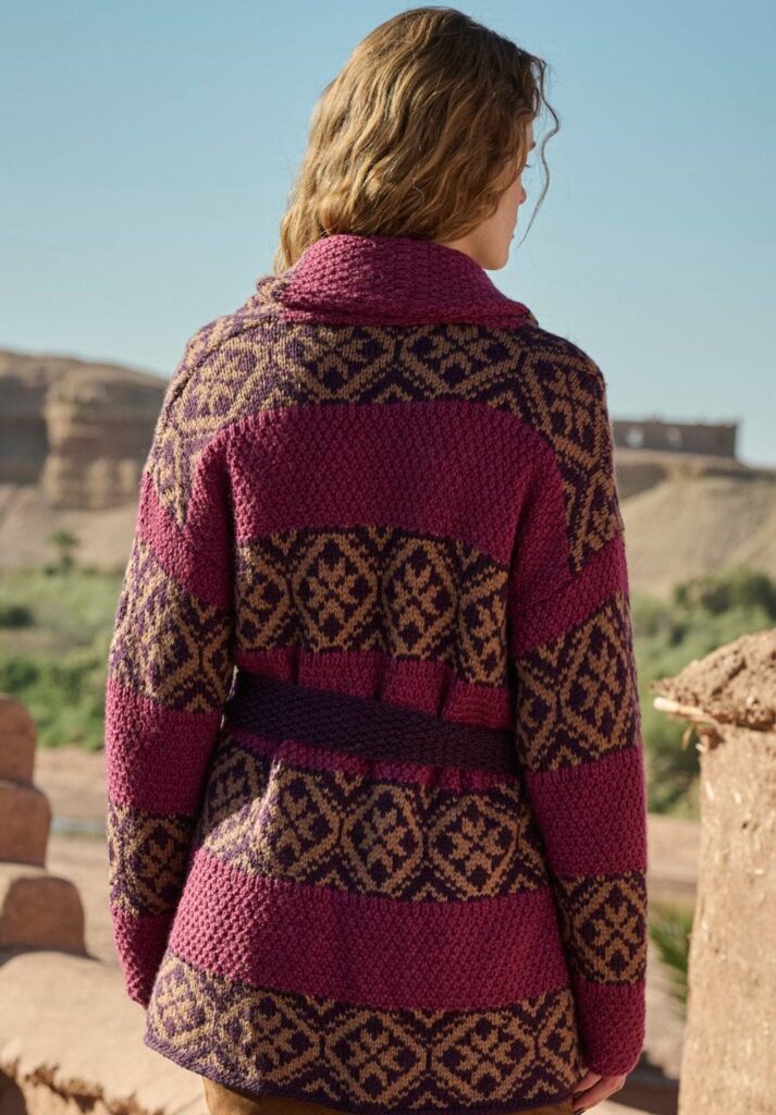 вязаный кардиган