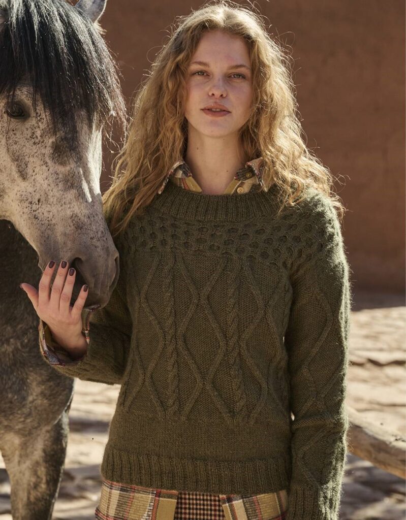 вязаный пуловер