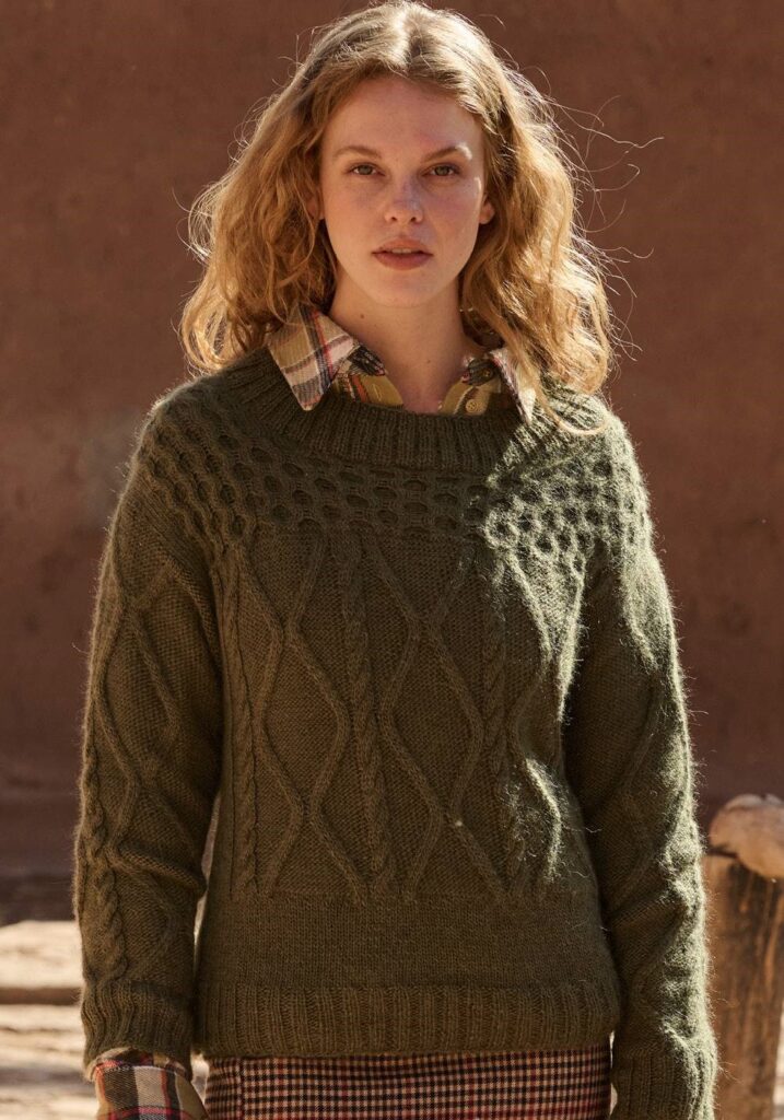 вязаный пуловер