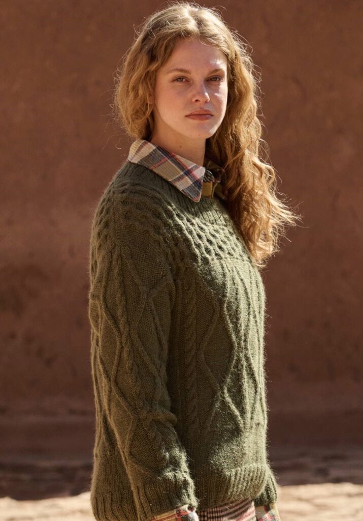 вязаный пуловер