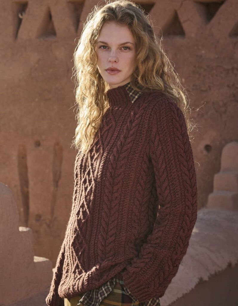 вязаный пуловер