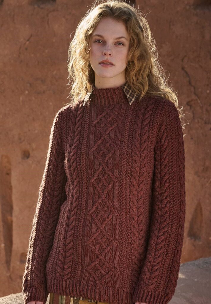 вязаный пуловер