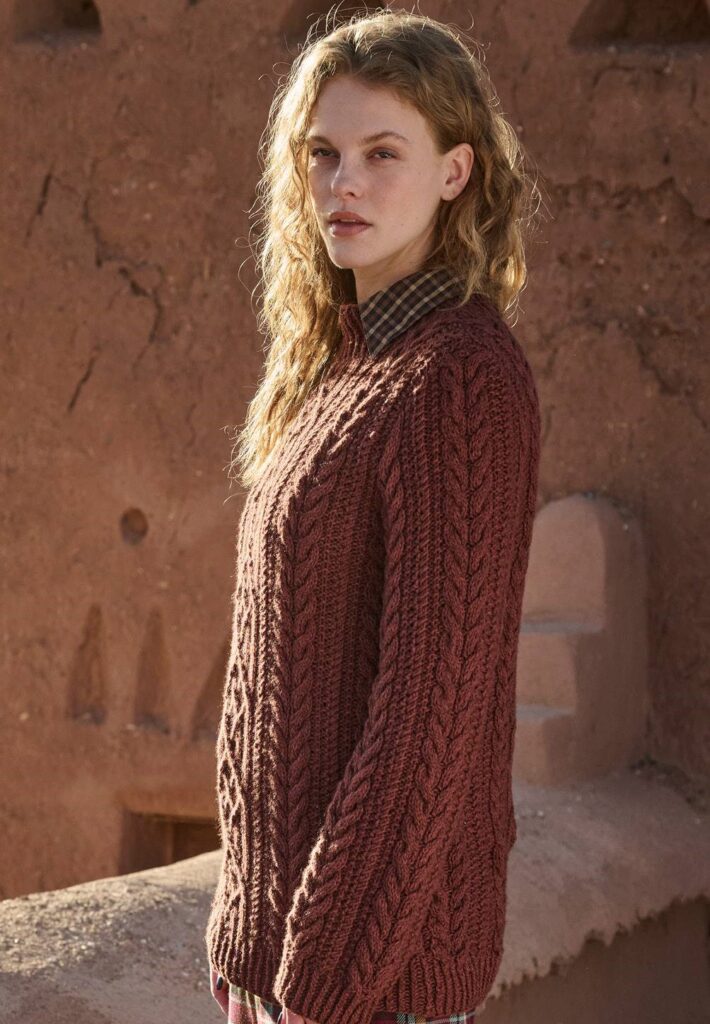 вязаный пуловер