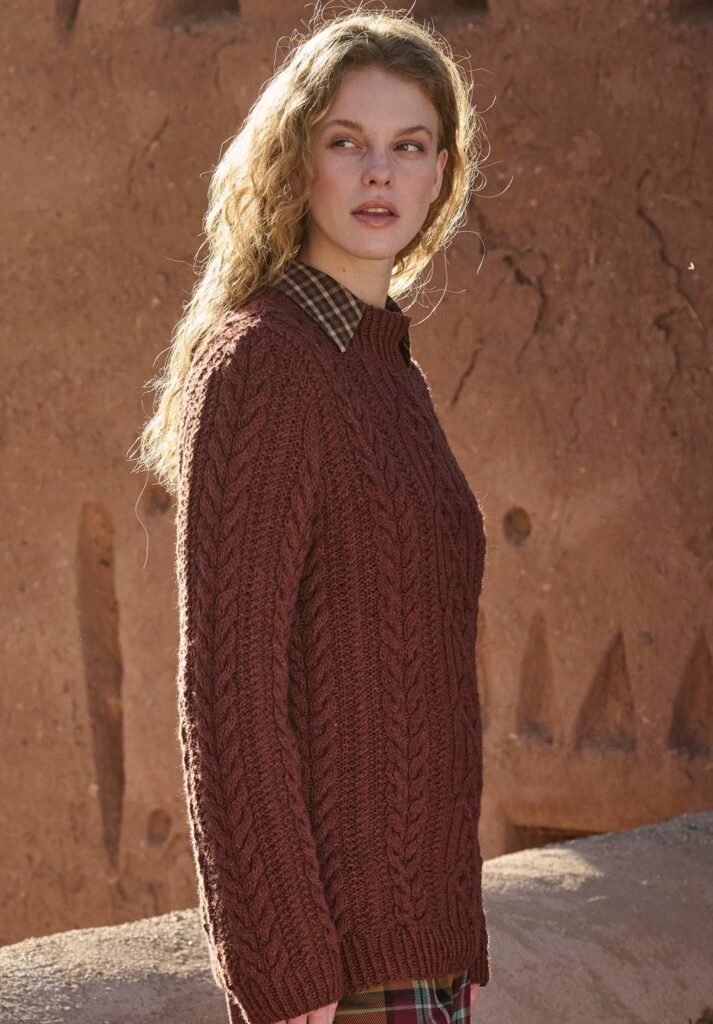 вязаный пуловер