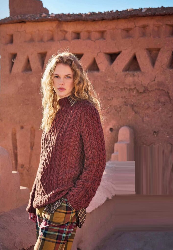 вязаный пуловер