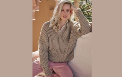 вязаный пуловер