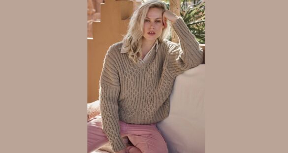 вязаный пуловер