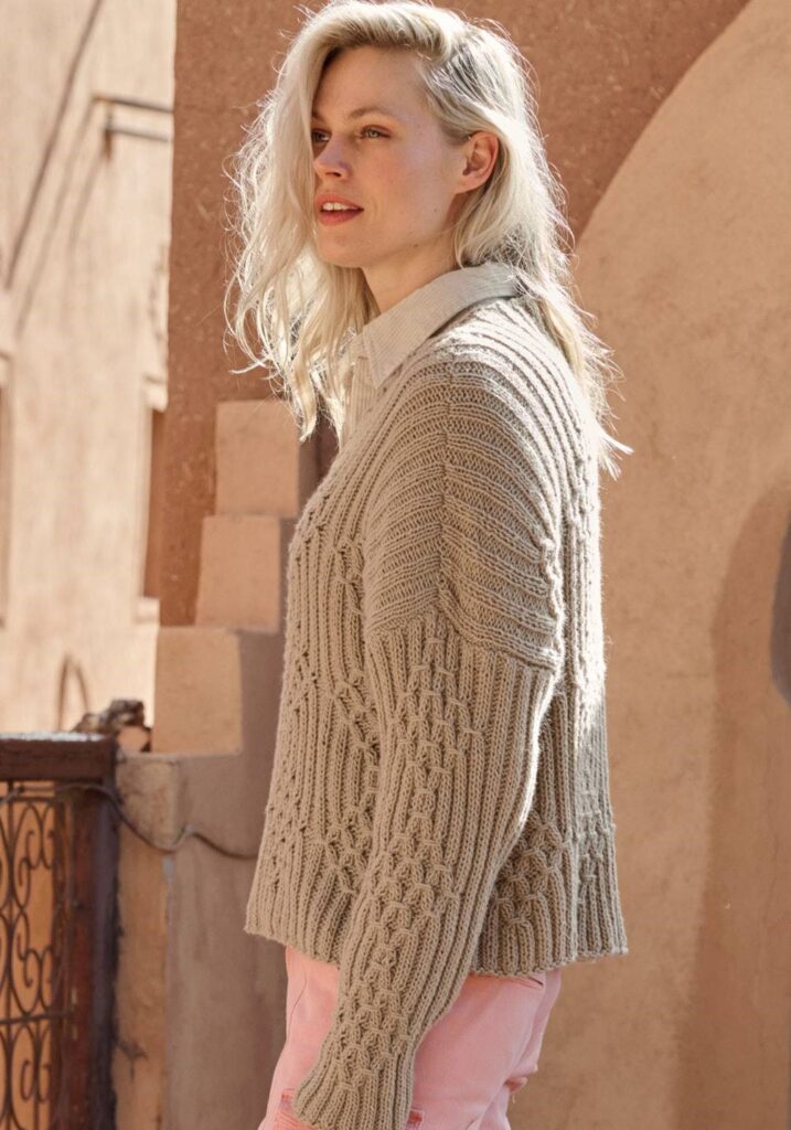 вязаный пуловер