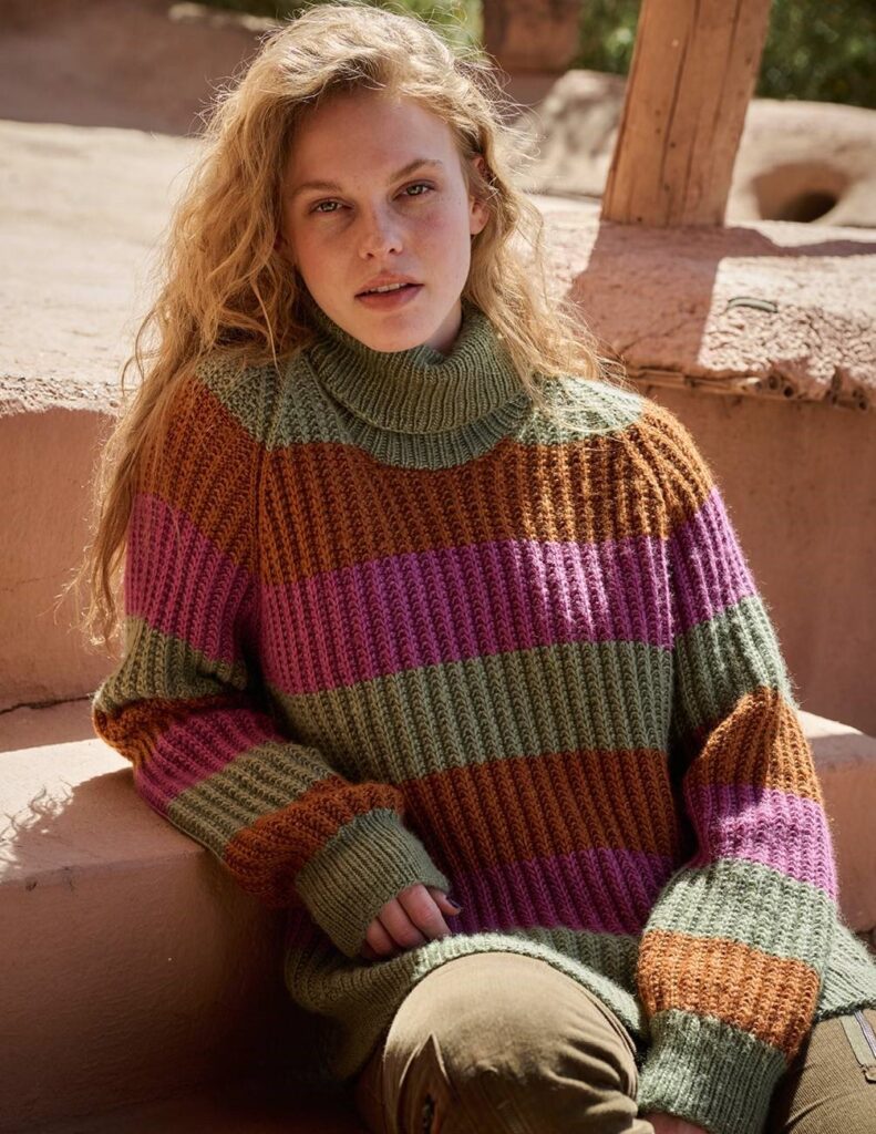 вязаный пуловер