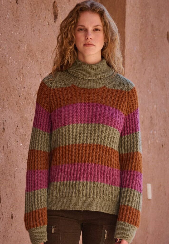 вязаный пуловер