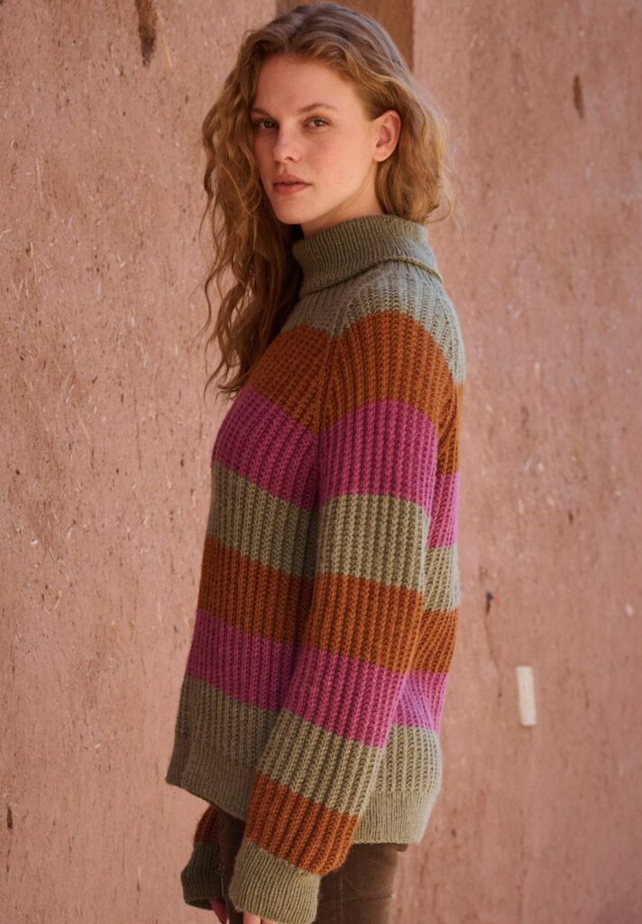 вязаный пуловер