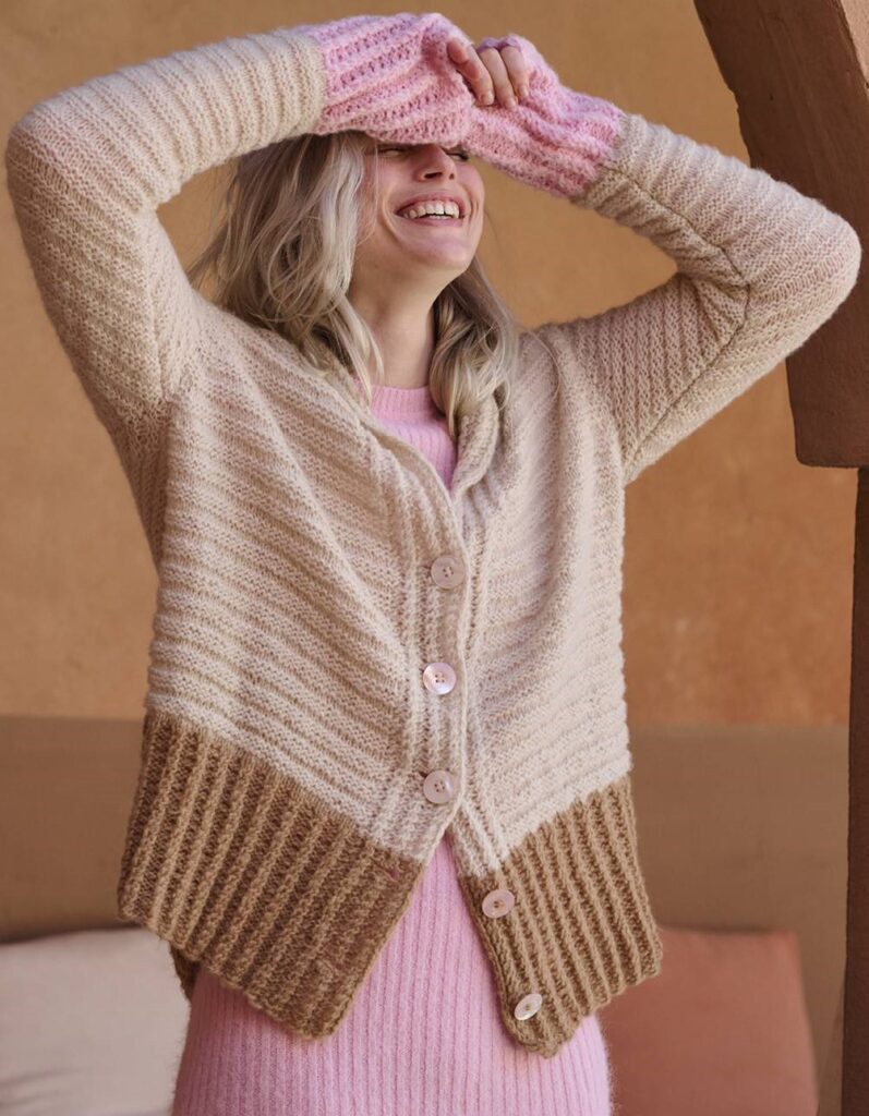 вязаный жакет