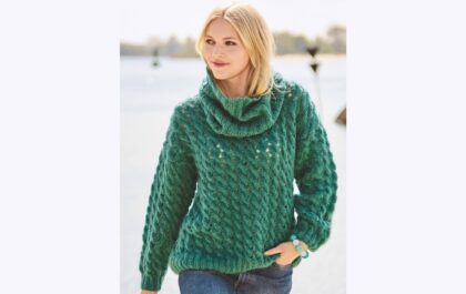 вязаный пуловер