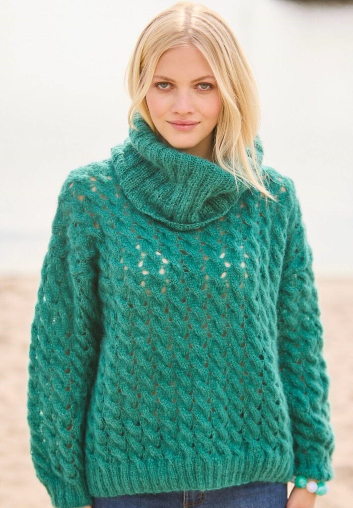 вязаный пуловер