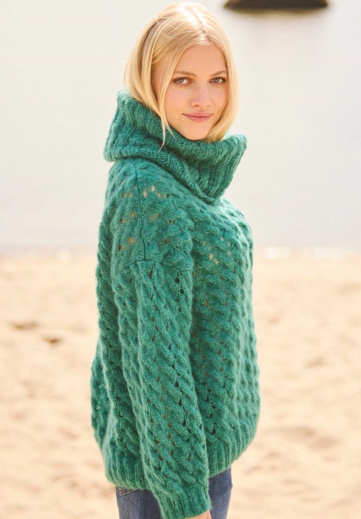 вязаный пуловер