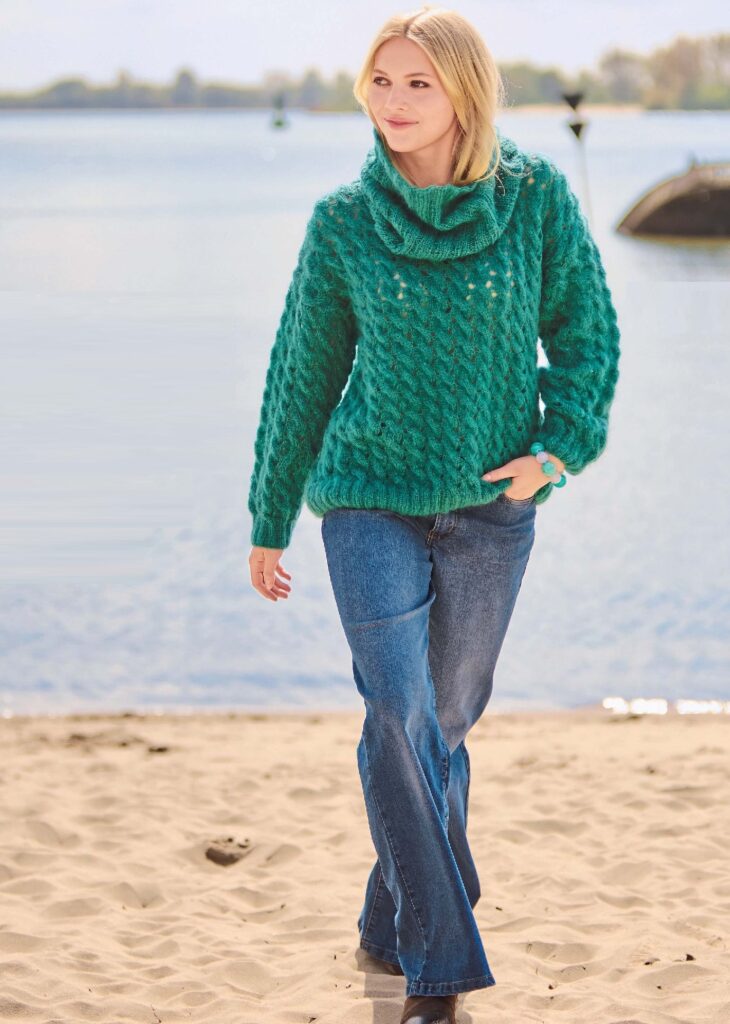 вязаный пуловер