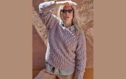 вязаный пуловер