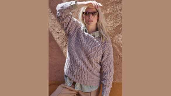 вязаный пуловер